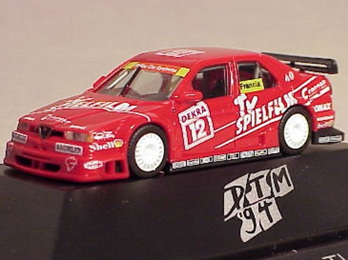 Herpa Motorsport 1 87 scale Alfa Romeo 155 V6 Ti Schubel Team 12 Giorgio 