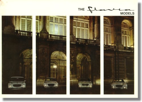 1966 Lancia Flavia Sales Brochure - English