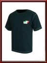 A1 GP Team Italy - Flag T- Shirt - Black