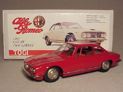 Alfa Romeo on Togi Alfa Romeo 2600 Sprint Coupe Factory Built