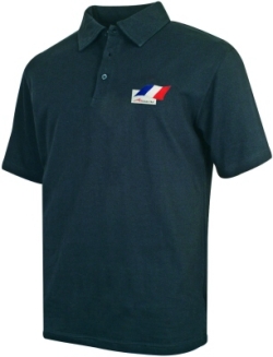 A1 GP Team France - Flag Polo Shirt - Black