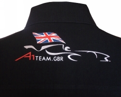 A1 GP Team Great Britain - Flag Polo Shirt - Black