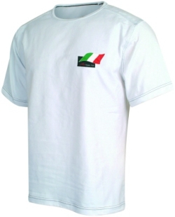 A1 GP Team Italy - Flag T- Shirt - White