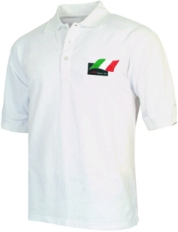 A1 GP Team Italy - Flag Polo Shirt - White