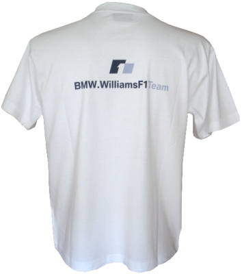  Camiseta BMW Williams F1 Race Car blanca