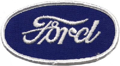 Ford racing sew on patches
